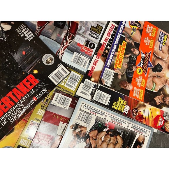 8 pc WWE Magazine Lot‎ 2013 2014 Daniel Bryan WWF Retro AEW John Cena Wrestling - Picture 11 of 12
